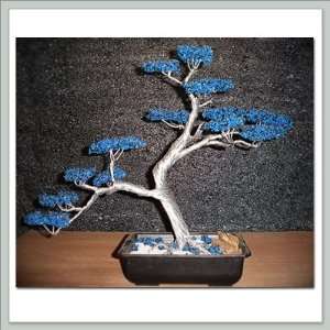  Joebonsai Wire Bonsai Tree by Dale Bartlett   Cobalt 