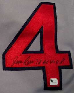 JIM RICE SIGNED AUTO BOSTON RED SOX JERSEY INSCRIBED  