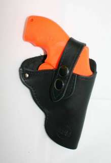 LEATHER SNUB NOSE GUN HOLSTER FOR COLT 38 SPECIAL  