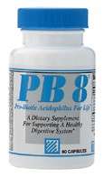 Nutrition Now PB 8 Acidophilus, 60 capsules PB8  