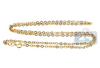 10K Yellow Gold Womens Chain Necklace 18 1/4 inches  