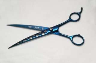Professional Dog Grooming Scissors shears stainless steel Curved 8.5 