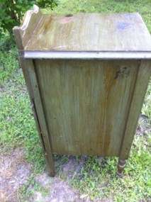 Vintage Art Deco Shabby Cottage chic Nightstand End Table With Drawers 