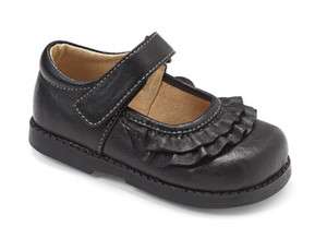 See Kai Run Black Ruffle Mary Jane Shoe Infant & Toddler Sizes 3 9 