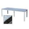 QUADRO Tisch 70x70 cm 304er Edelstahl Tischplatte Granit massiv 48 kg 