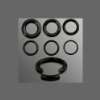 SE0015/ Piercing Segmentring 1,2 x 10 mm Titan anodized schwarz 