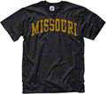 Missouri Tigers Black Arch T Shirt