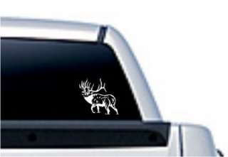 Elk Hunting Die Cut Vinyl Decal Sticker 18001  