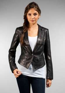 FREE PEOPLE Sequin Blazer in Black  