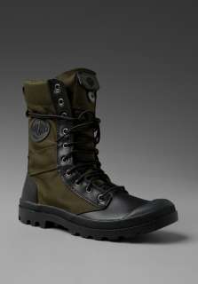 PALLADIUM Ballistic Nylon & Specialty Leather Combo Pampa Tactical in 