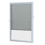    20 in. x 64 in. Add On Enclosed Aluminum Blinds in White 