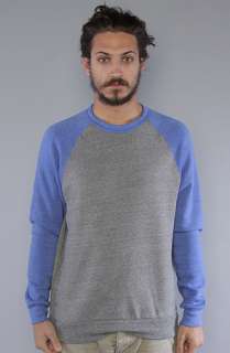 Alternative Apparel The Champ ColorBlocked Sweatshirt in Eco Grey True 