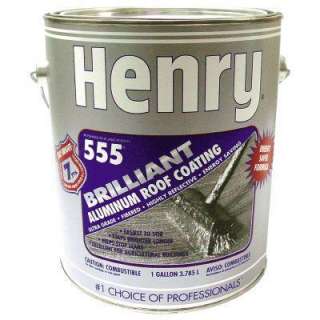 Henry 555 Premium Aluminum Roof Coating 0.90 Gal HE555142 at The Home 