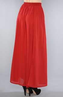 MINKPINK The Great Expectations Maxi Skirt in Dark Red  Karmaloop 