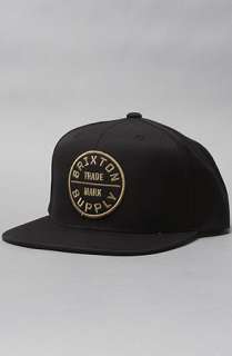 Brixton The Oath III Hat in Black  Karmaloop   Global Concrete 