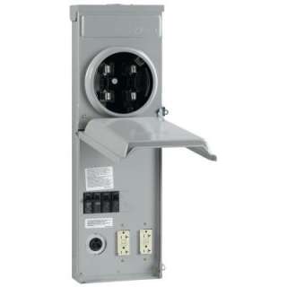 GE 100 Amp Metered Temporary Power Outlet Box R038C010 at The Home 