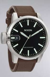 Nixon The Chronicle Watch in Black Saddle  Karmaloop   Global 