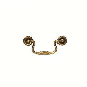 Hickory Hardware 3 1/2 In. Brown Windsor Antique Furniture Bail Pull 