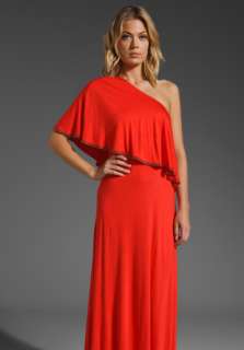 PLENTY BY TRACY REESE One Shoulder Maxi Dress in Tigerlily at Revolve 