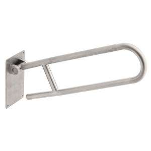 Franklin Brass 30.32 in. x 1.25 in. Swing Up Grab Bar in Stainless 