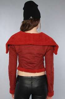 Rojas The Suede Sheepskin Montana Jacket in Red  Karmaloop 