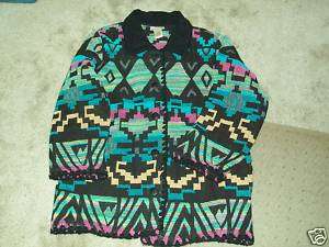 CEDAR CANYON SOUTH WESTERN COTTON TAPESTRY JACKET MED  