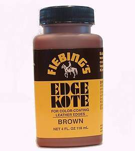 Fiebings Brown Edge Kote 4 oz. (118 mL) 2226 01 New 025784106267 