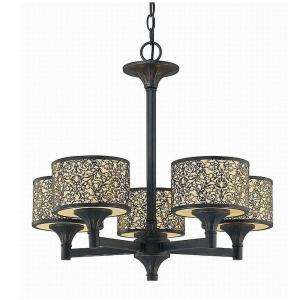 Easylite Melosa 5 Light Bronze Chandelier  DISCONTINUED 19119 014 at 