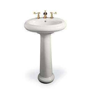 KOHLER Revival Pedestal Combo Bathroom Sink in White K 2013 8 0 at The 