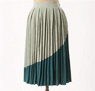 New Anthropologie Divvied Colorblock Skirt Size 2 4P 6  