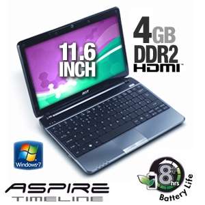 Acer Aspire Timeline AS1810T 8638 Notebook PC   Intel Core 2 Duo ULV 