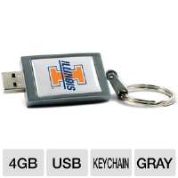 Click to view Centon DSK4GB ILL University of Illinois Keychain Flash 