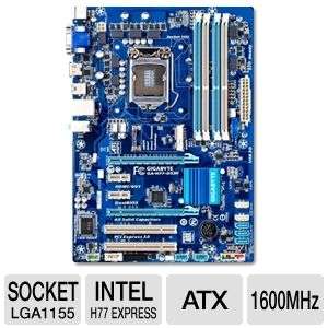 GIGABYTE GA H77 DS3H Motherboard   ATX, Intel H77 Express Chipset 