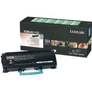 Lexmark X264A11G Return Program Black Toner Cartridge   2500 YD at 
