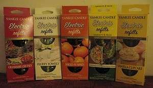 YANKEE CANDLE ELECTRIC OIL REFILLS   YOU CHOOSE   29 SCENTS  