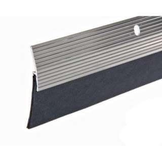   36 in. Reinforced Rubber Door Sweep Silver A79/36A 