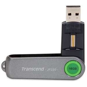 Transcend TS16GJF220 JETFLASH 220 USB Flash Drive   16GB at 