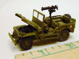 JL WWII WILLYS MB SCOUT JEEP WITH ARTILLARY LIMITED W/RUBBER TIRES 