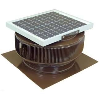   Brown Solar Powered Roof Exhaust Fan ASF 14 C2 BR 