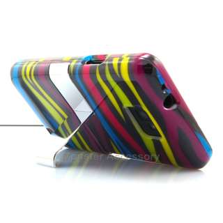 Funky Zebra Kickstand Hard Case Snap On Cover For Samsung Galaxy S2 