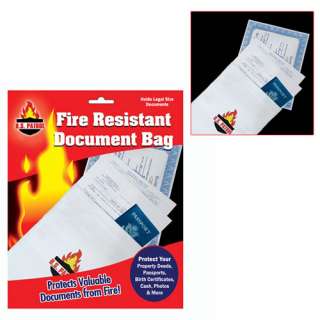 Fire Resistant Document Protection Bags   US Patrol  