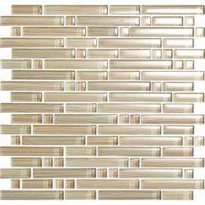   Glass 4 in. x 4 in. Sample Swatch Mesh Mounted Tile CHIARRO SAMPLE at