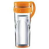 Bodum H20 0.45L Travel Mug with Hang Strap, Orange