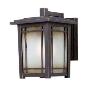 Hampton Bay Mission Hills Wall Mount 1 Light Outdoor Oil Rubbed 