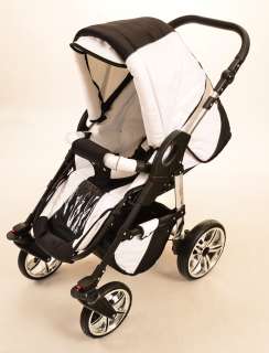 LUXUS Kombikinderwagen ORION 3 in 1 + Babyschale + GRATIS in 47 FARBEN 