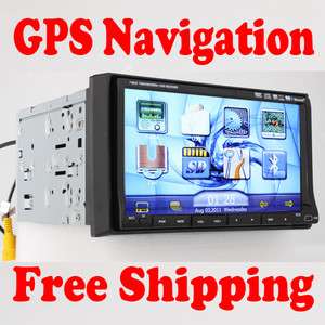   DIN TOUCH SCREEN GPS CAR DVD PLAYER IPOD RADIO Bluetooth PIP TV  