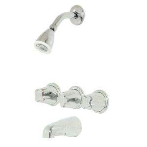 Pfister 01 Series 3 Handle Tub/Shower in Polished Chrome 001 3110 at 