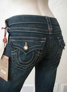 NWT True Religion Becky Vintage jeans with mixed hardware in Vera Cruz 