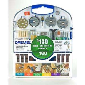 Dremel 160 Piece Rotary Tool Accessory Kit 710 04 