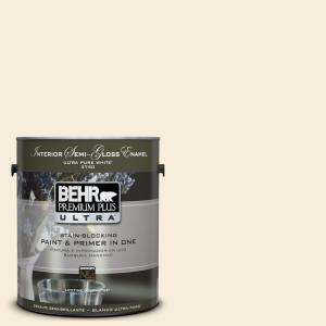 BEHR Premium Plus Ultra #UL160 10 Polished Pearl Interior Semi Gloss 